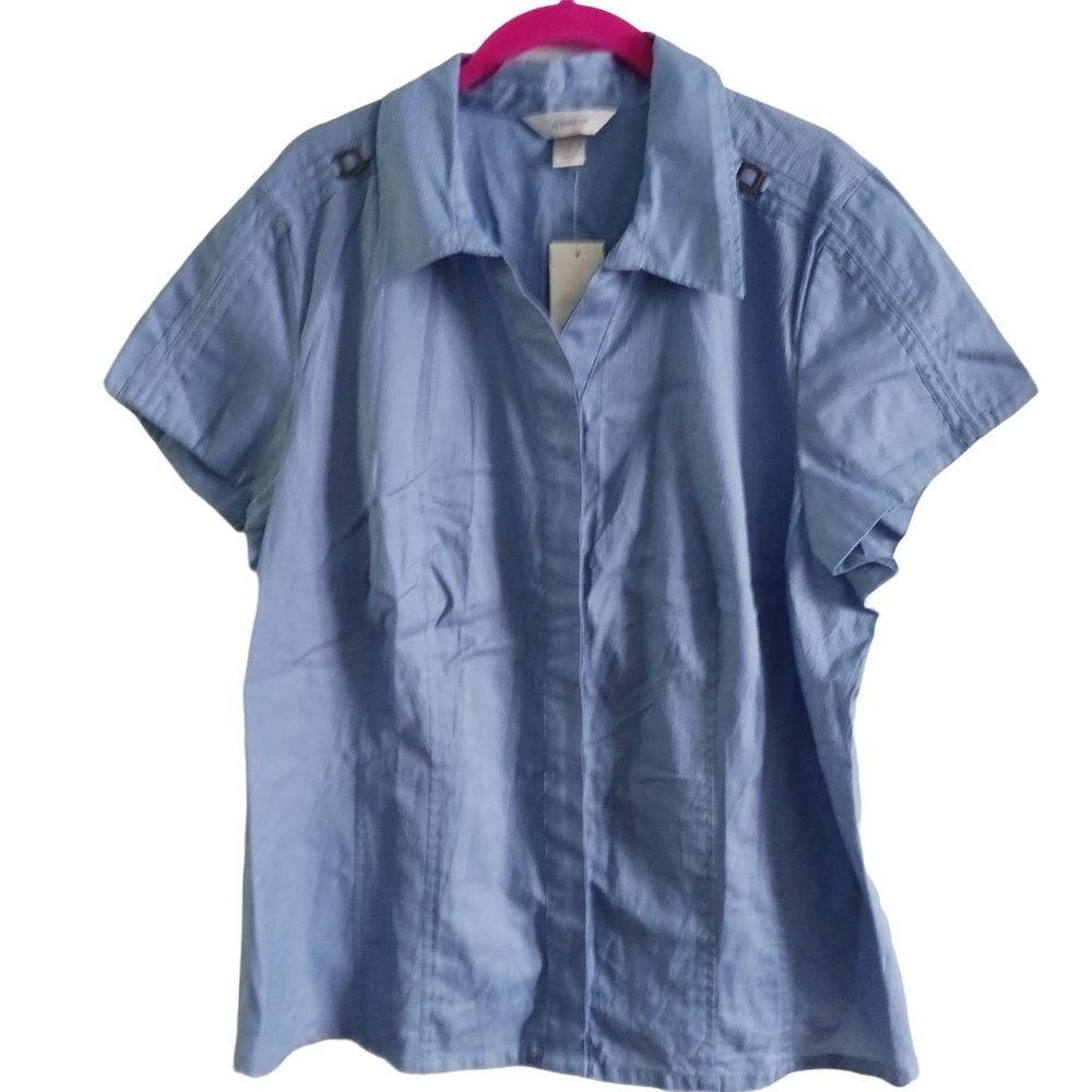 C. J. Banks short-sleeved blouse, new, size 1X